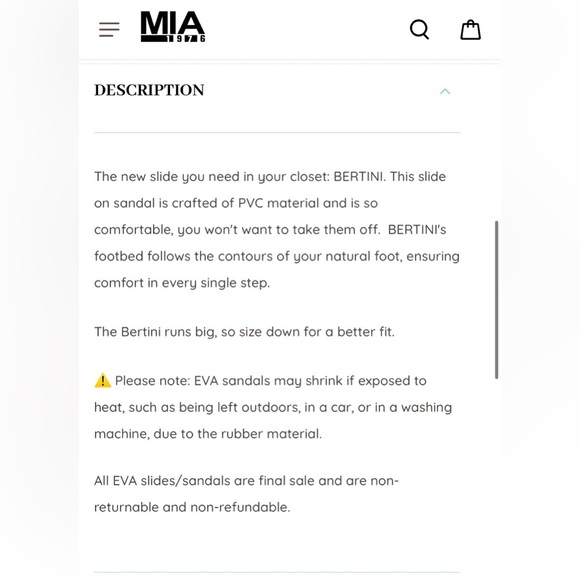 MIA Bertini Sandals in Bone - Picture 9 of 9